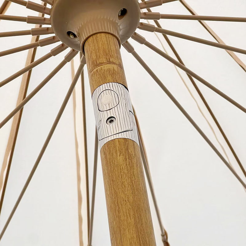 2,8M håndsvinget landskabsparaply