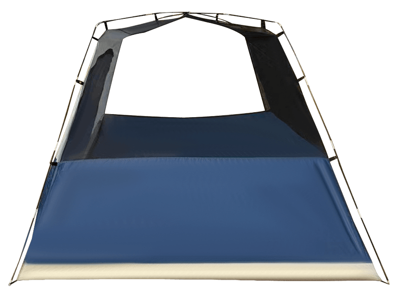 Kuppelformet campingtelt med let opsætning til 3/4/6/8 personer