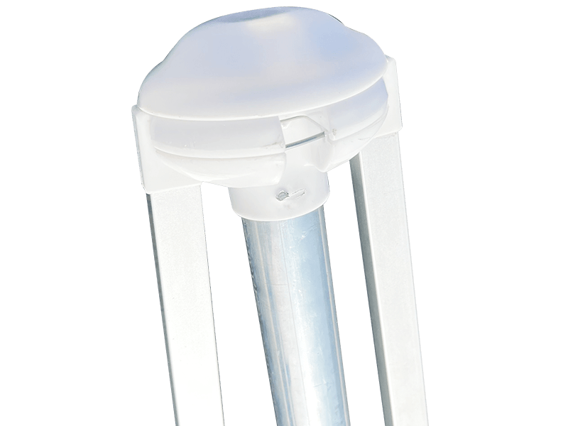 2,8*2,4M 2-ribbet dekorativ strandparaply