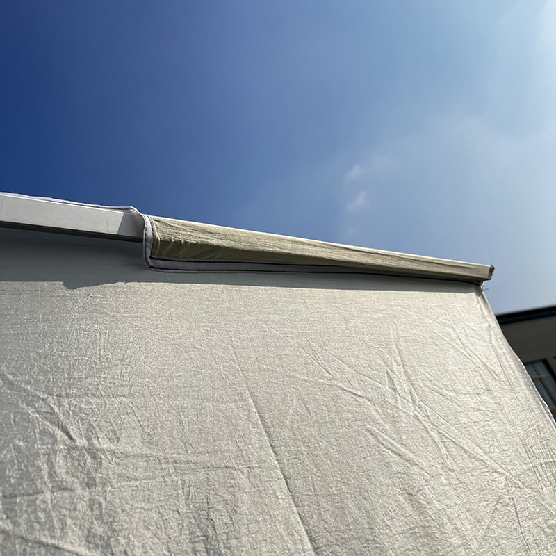 2,8*2,4M 2-ribbet dekorativ strandparaply