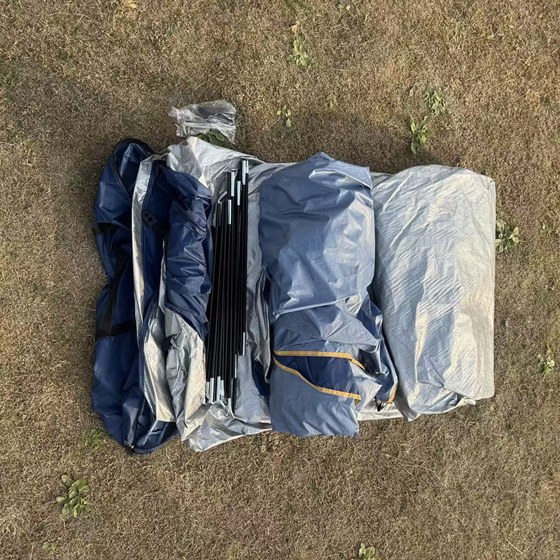 Kuppelformet campingtelt med let opsætning til 3/4/6/8 personer