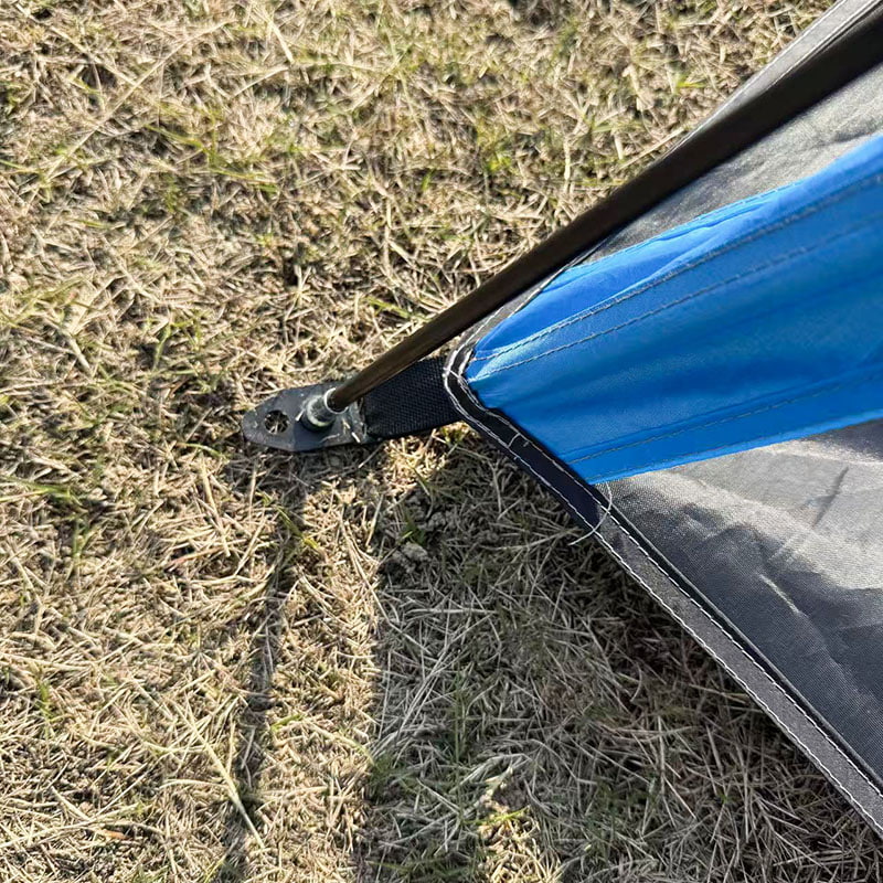 Letvægts, tresidet ventileret strandtelt