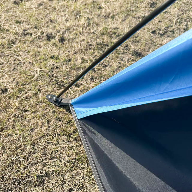 Letvægts, tresidet ventileret strandtelt