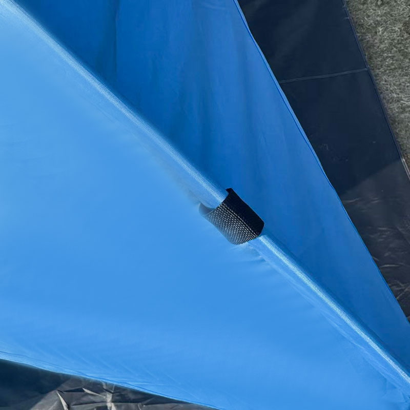 Letvægts, tresidet ventileret strandtelt