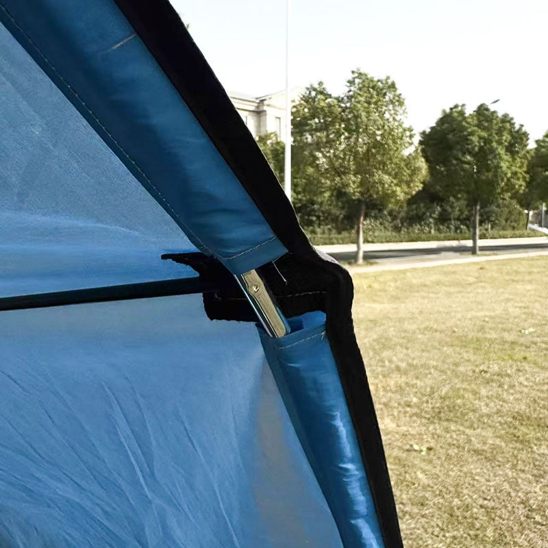 Udendørs strandcampingtelt med integreret jordmåtte