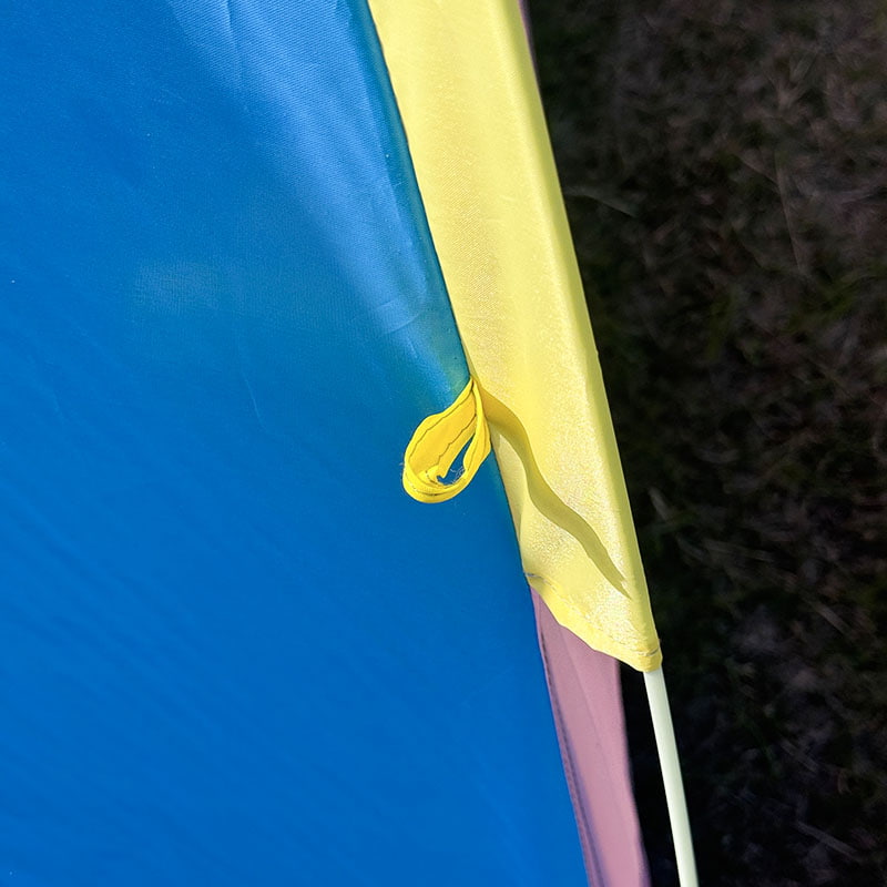 Børnenes udendørs farverige foldbart telt