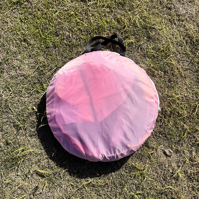 Børnenes udendørs farverige foldbart telt