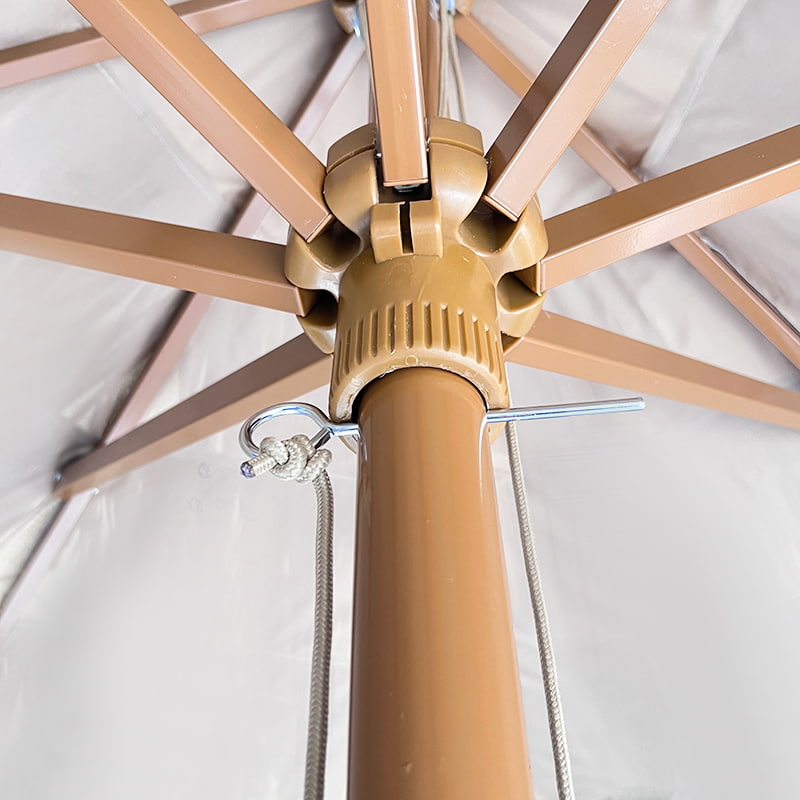 3-meter halm gårdhave paraply