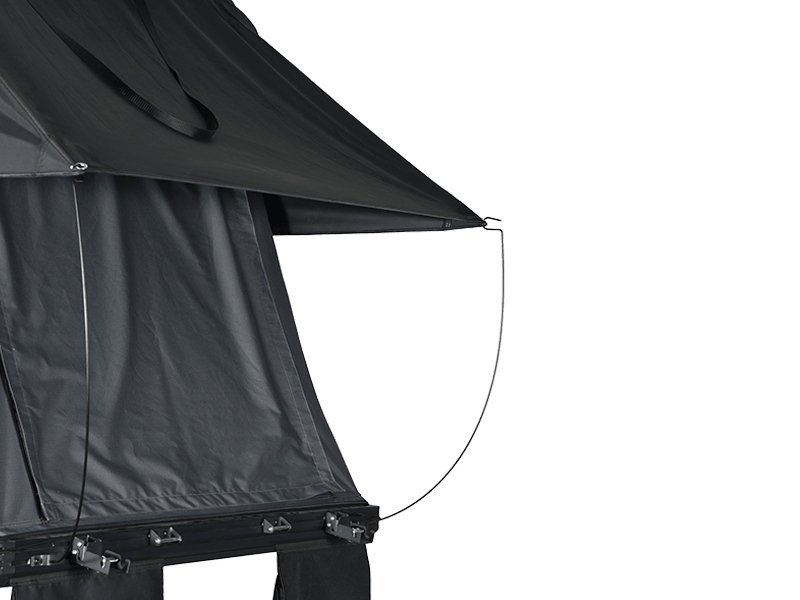 Campingtelt på taget med stige Campingtelt på taget med stige