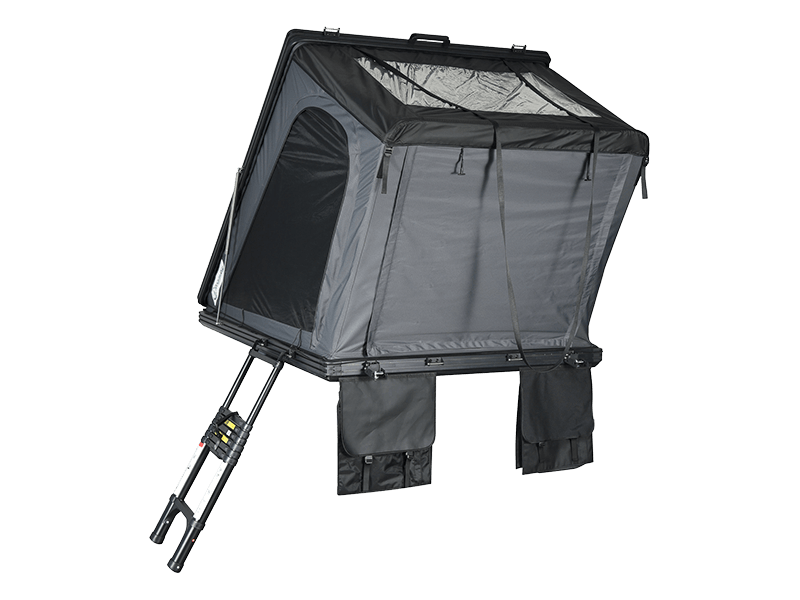 Campingtelt på taget med stige Campingtelt på taget med stige