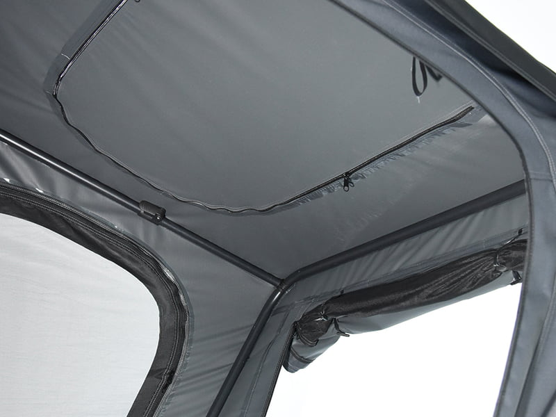 Campingtelt på taget med stige Campingtelt på taget med stige