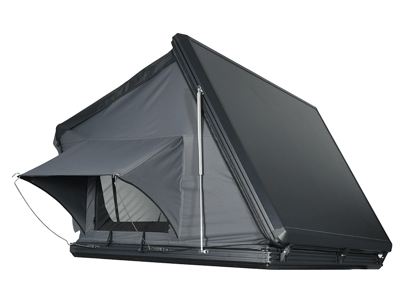Campingtelt på taget med stige Campingtelt på taget med stige