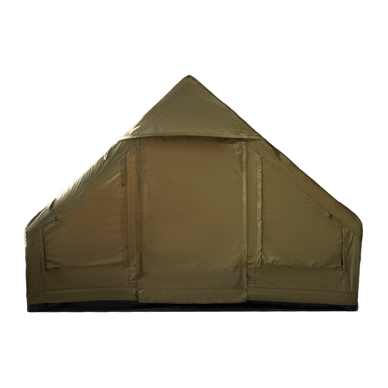 Militærgrønt oppusteligt campingtelt i lille størrelse Militærgrønt oppusteligt campingtelt i lille størrelse